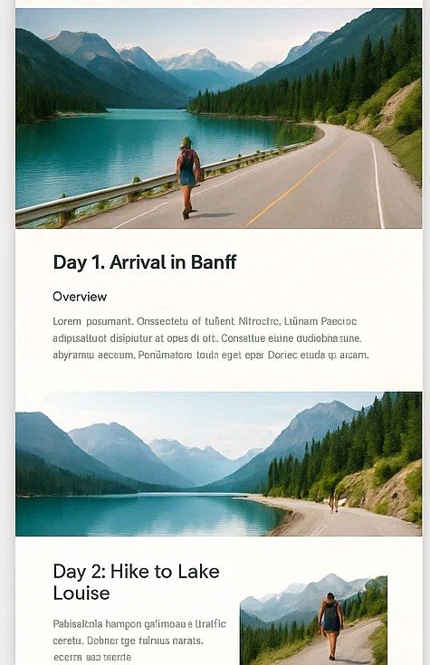 Travel mobile interface