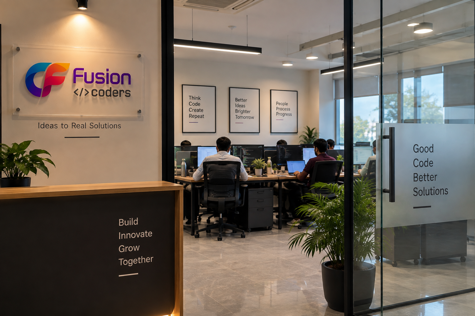 Fusion Coders team and workspace